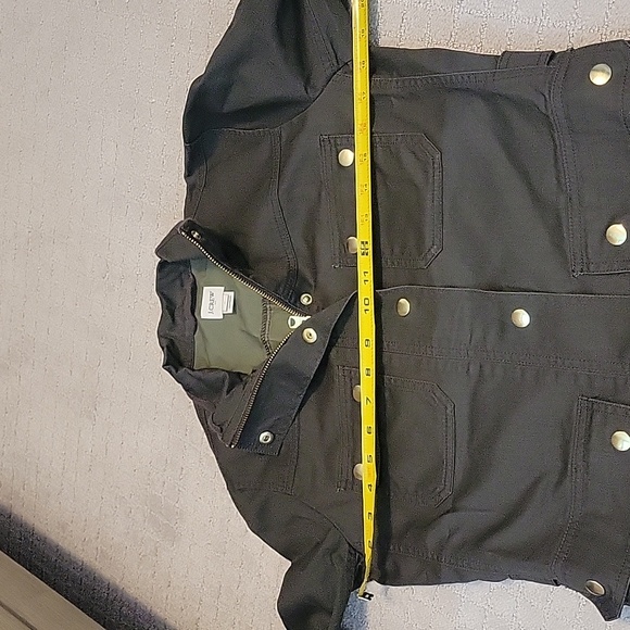 J Crew Olive Green Spring jacket size small - Picture 4 of 6
